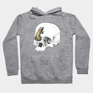 Salamander and skull Hoodie